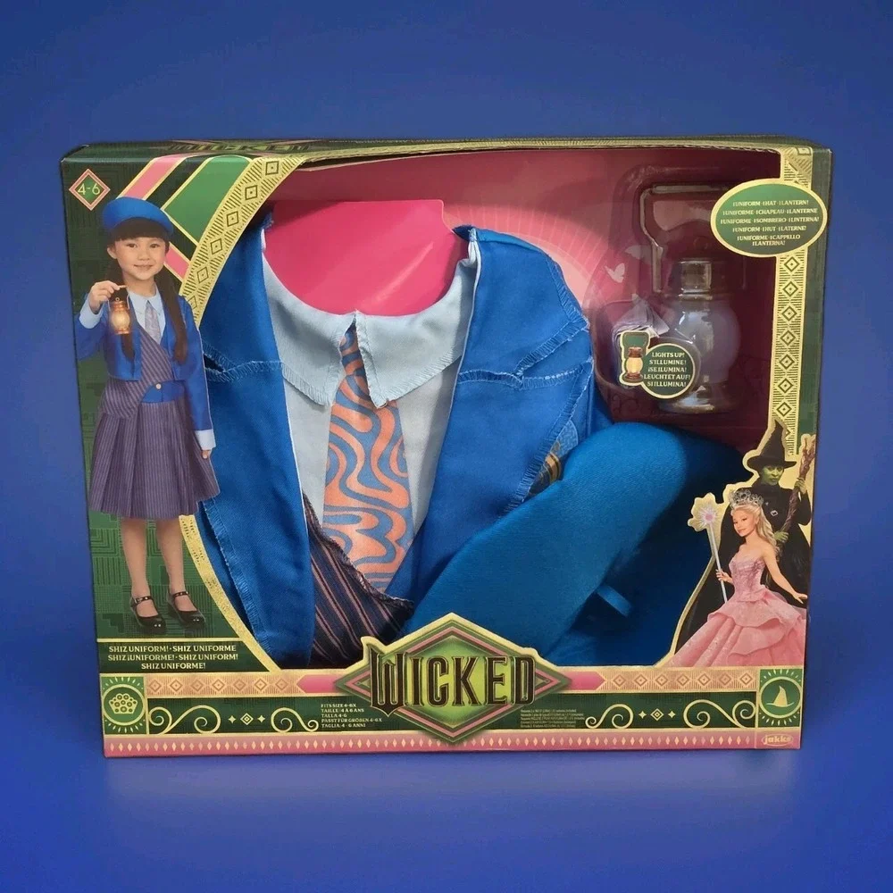 Universal's Wicked Deluxe Shiz University Uniform & Accessories Child Dress Set